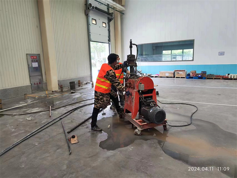 温州厂房地面下沉塌陷注浆加固施工